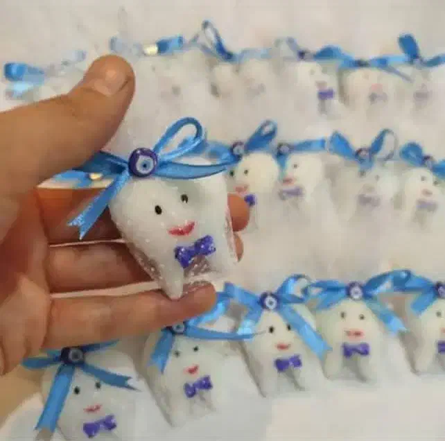 انواع گیفت دندونی تولد عروسی|صنایع دستی و سایر لوازم تزئینی|میاندوآب, |دیوار