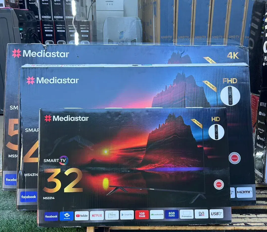 تلویزیون میدیا استار آندروید و حافظه داخلی|تلویزیون و پروژکتور|بانه, |دیوار