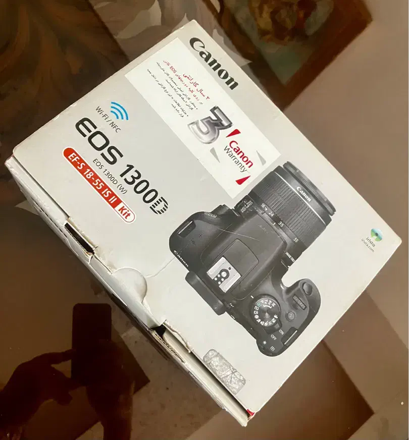 دوربین کنون canon 1300 D به همراه کیف manfrotto|دوربین عکاسی و فیلم‌برداری|تهران, سعادت‌آباد|دیوار
