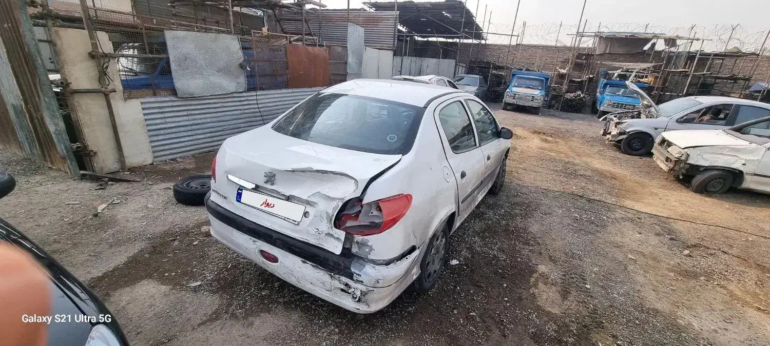 تصادفی پژو ۲۰۶sd مدل ۱۳۸۸|خودرو سواری و وانت|تهران, فتح|دیوار