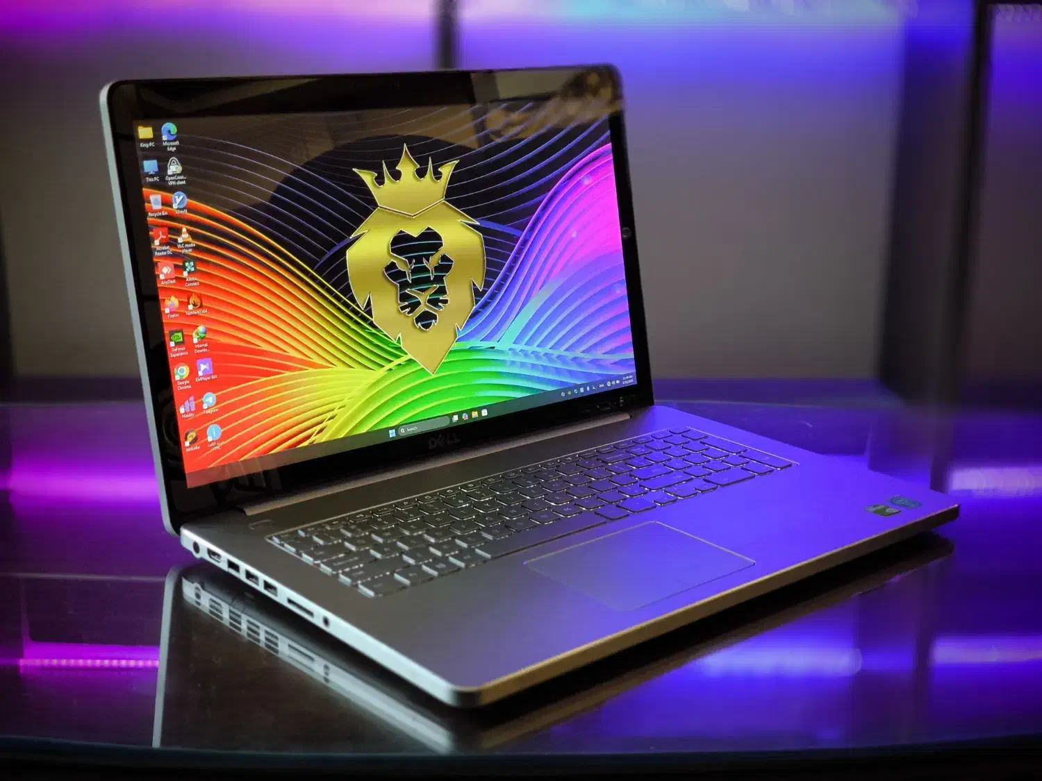 ۱۷.۳ اینچ لمسی گرافیک و بکلایت فول کیبورد لوکس دل|رایانه همراه|تهران, بلوار کشاورز|دیوار