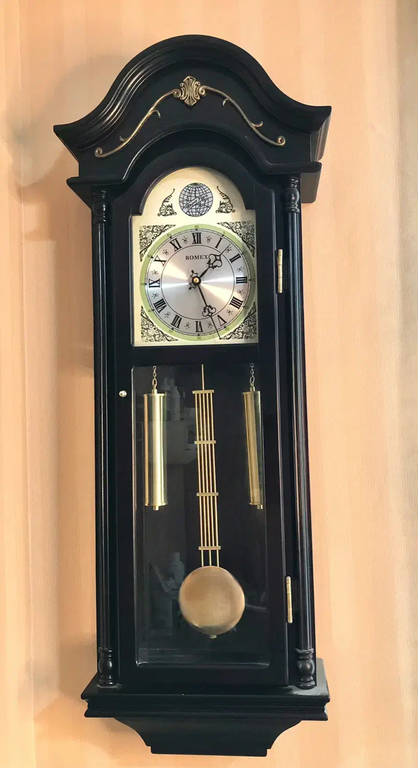 ساعت چوبی پاندول دار|ساعت دیواری و تزئینی|کیش, |دیوار