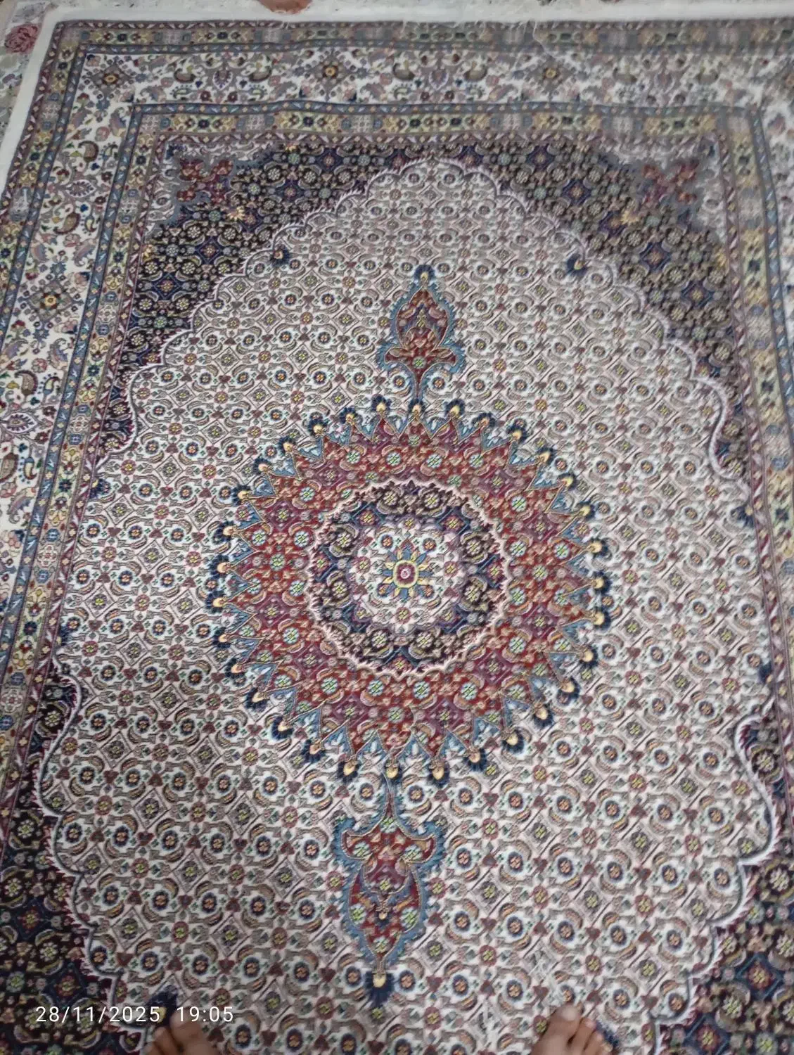 فرش دست بافت چهار متر|فرش|بیرجند, |دیوار