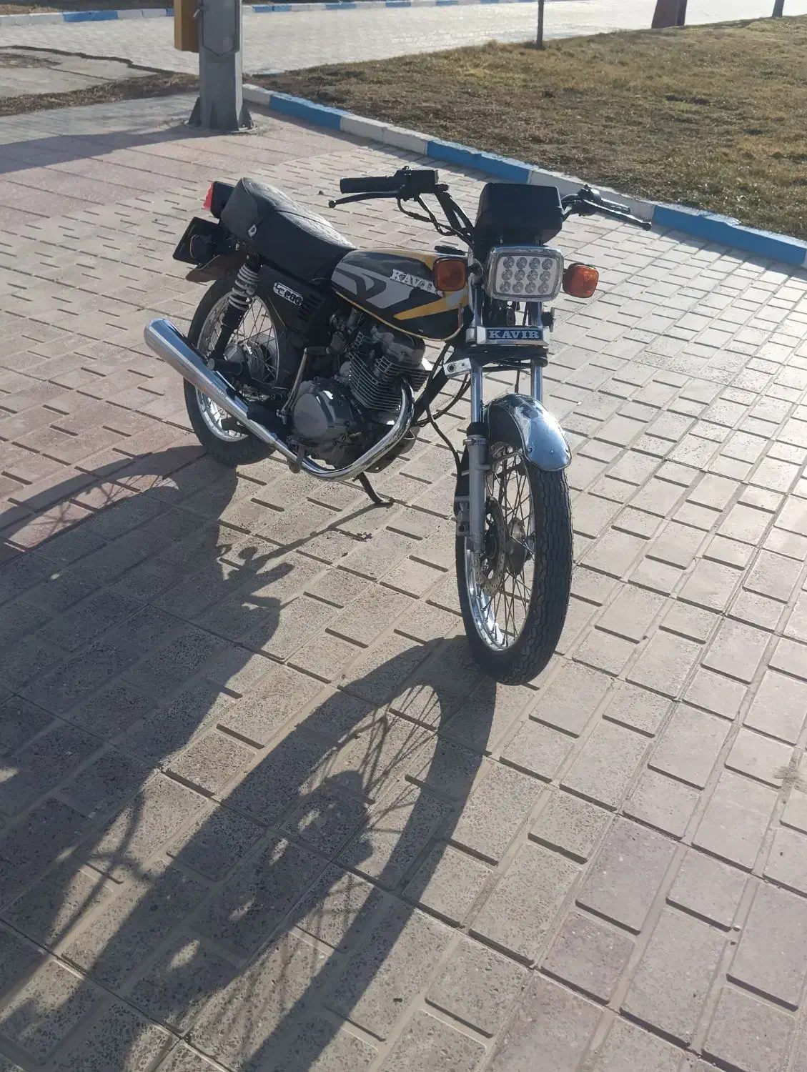 موتور 200 مدل 94 کویر پلاک ملی|موتورسیکلت|تاکستان, |دیوار