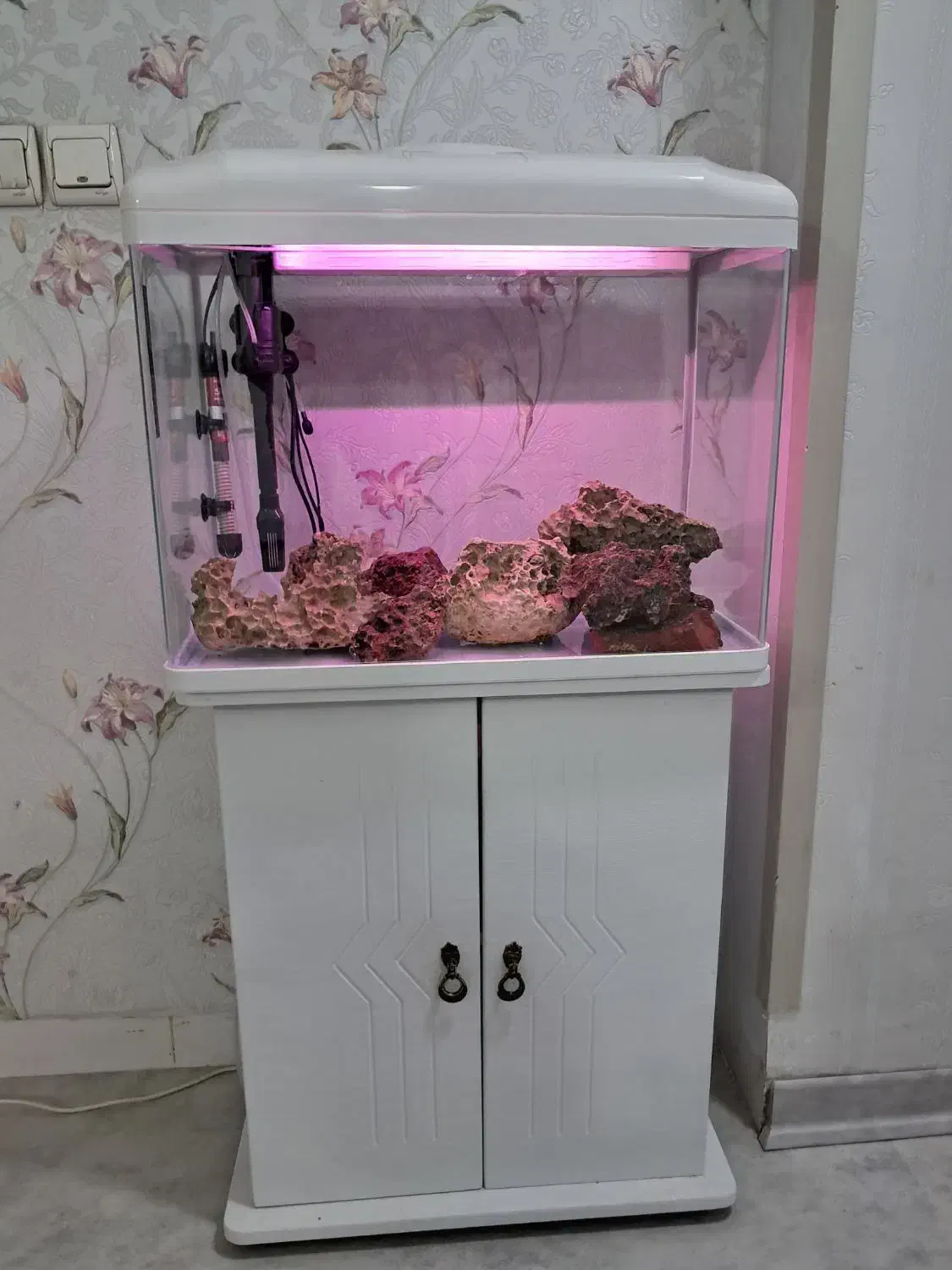 اکواریوم دلسا k 580 با کمد ام دی اف|ماهی|شیراز, انجیر|دیوار