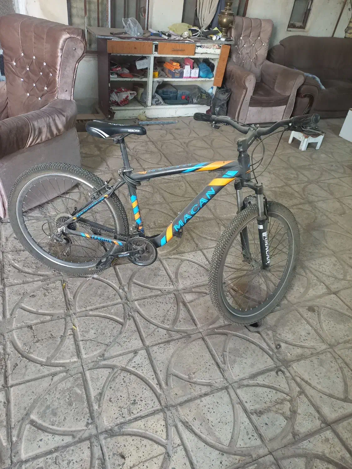 دوچرخه 26 ماکان|دوچرخه، اسکیت، اسکوتر|میانه, |دیوار