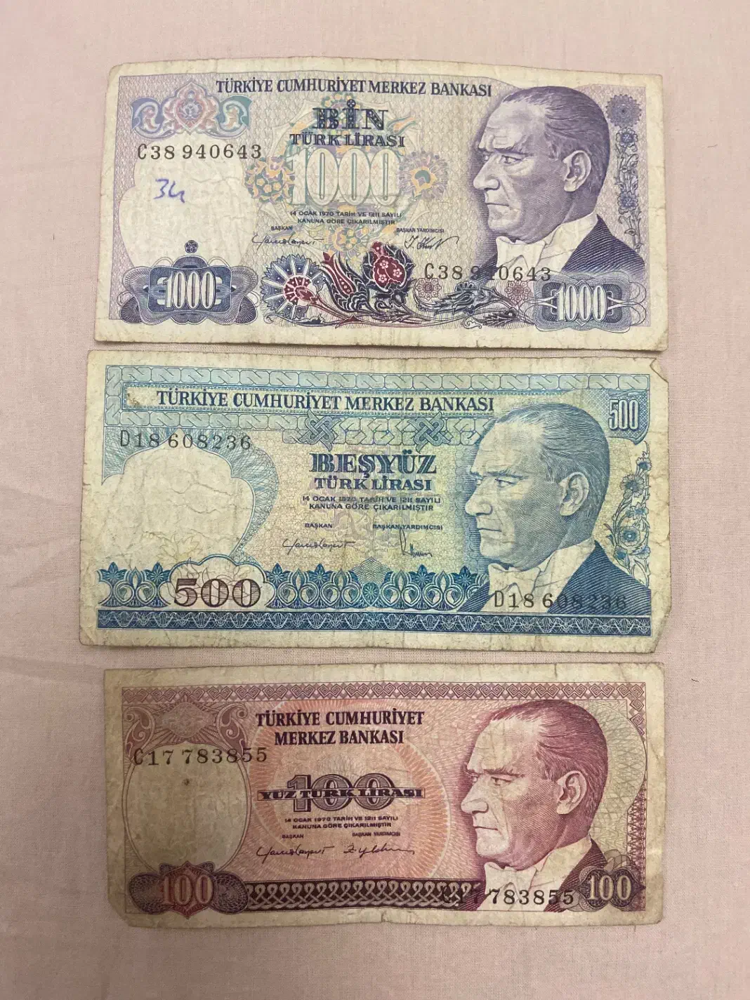 لیر ترکیه قدیمی کلکسیونی|کلکسیون سکه، تمبر، اسکناس|مراغه, |دیوار