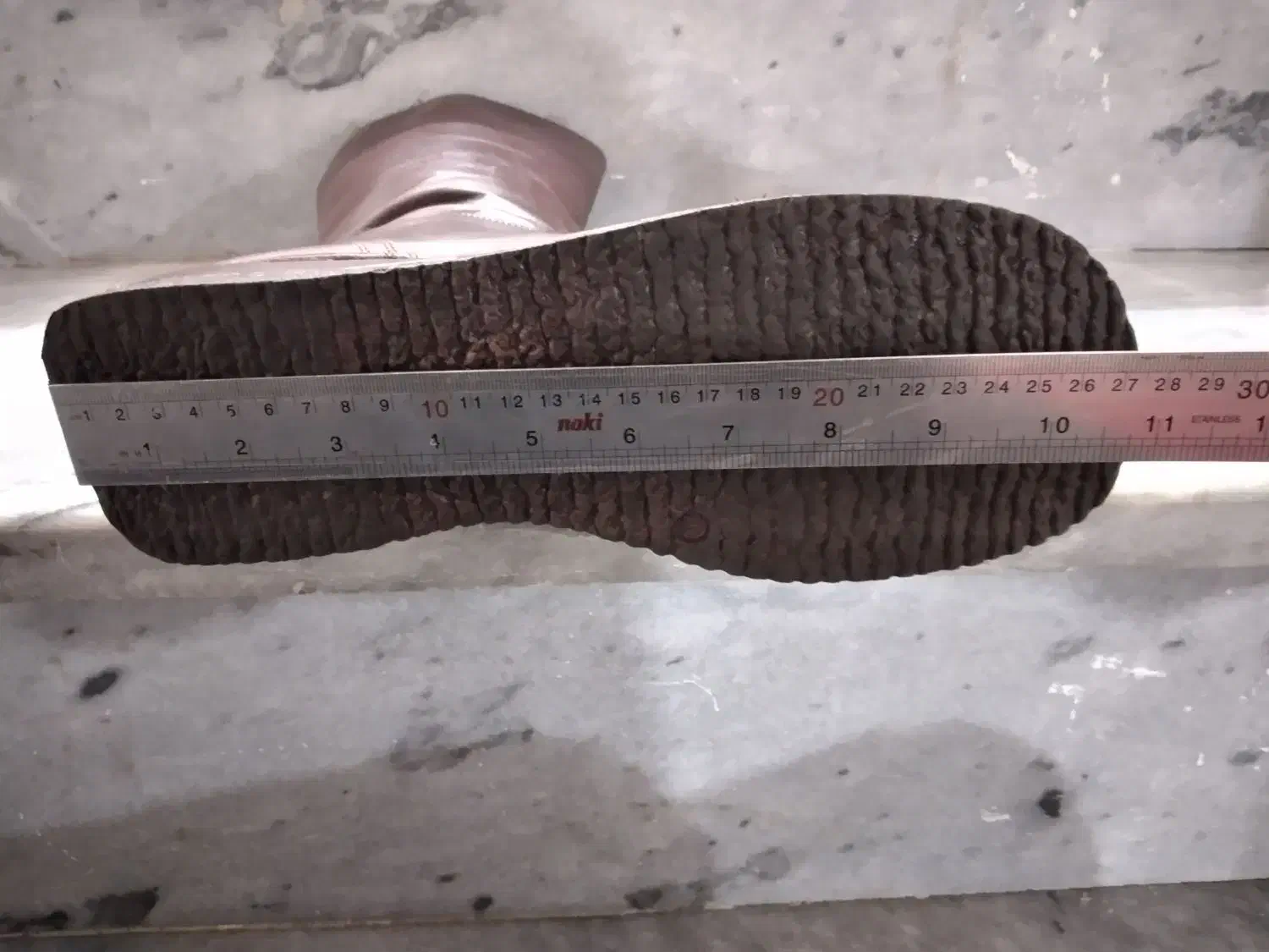 بوت بلند قهوه ای چرم زنانه|کیف، کفش، کمربند|قائمشهر, |دیوار