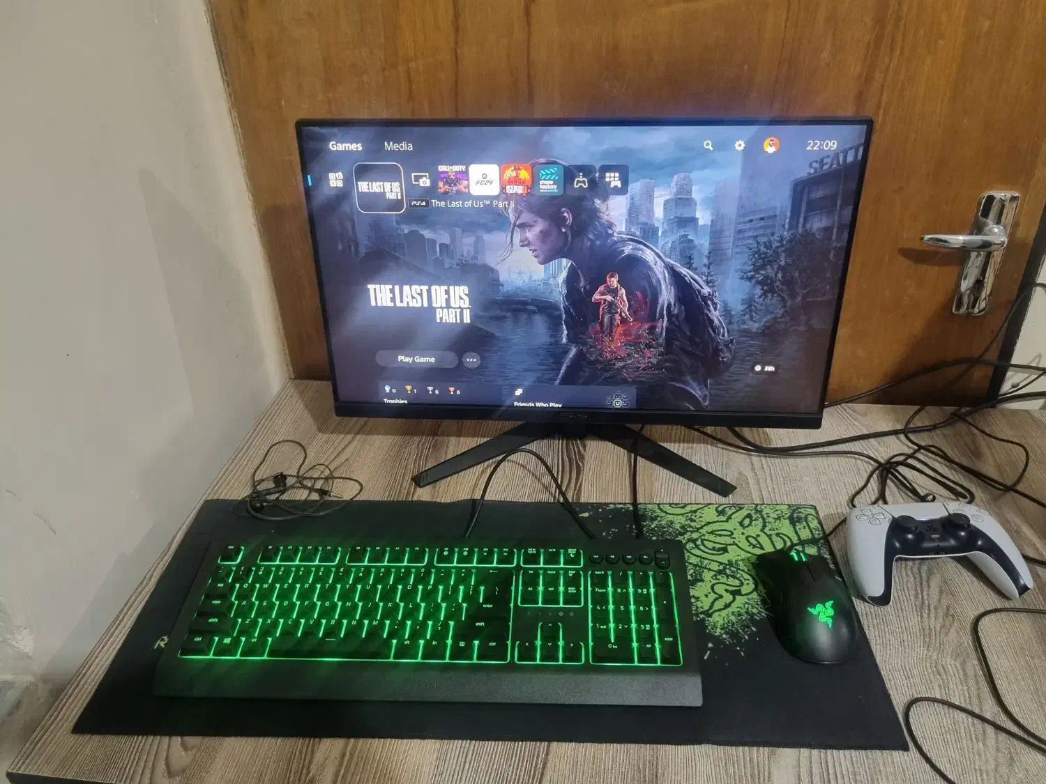 مانیتور و ماوس کیبورد گیمینگ|قطعات و لوازم جانبی رایانه|میانه, |دیوار