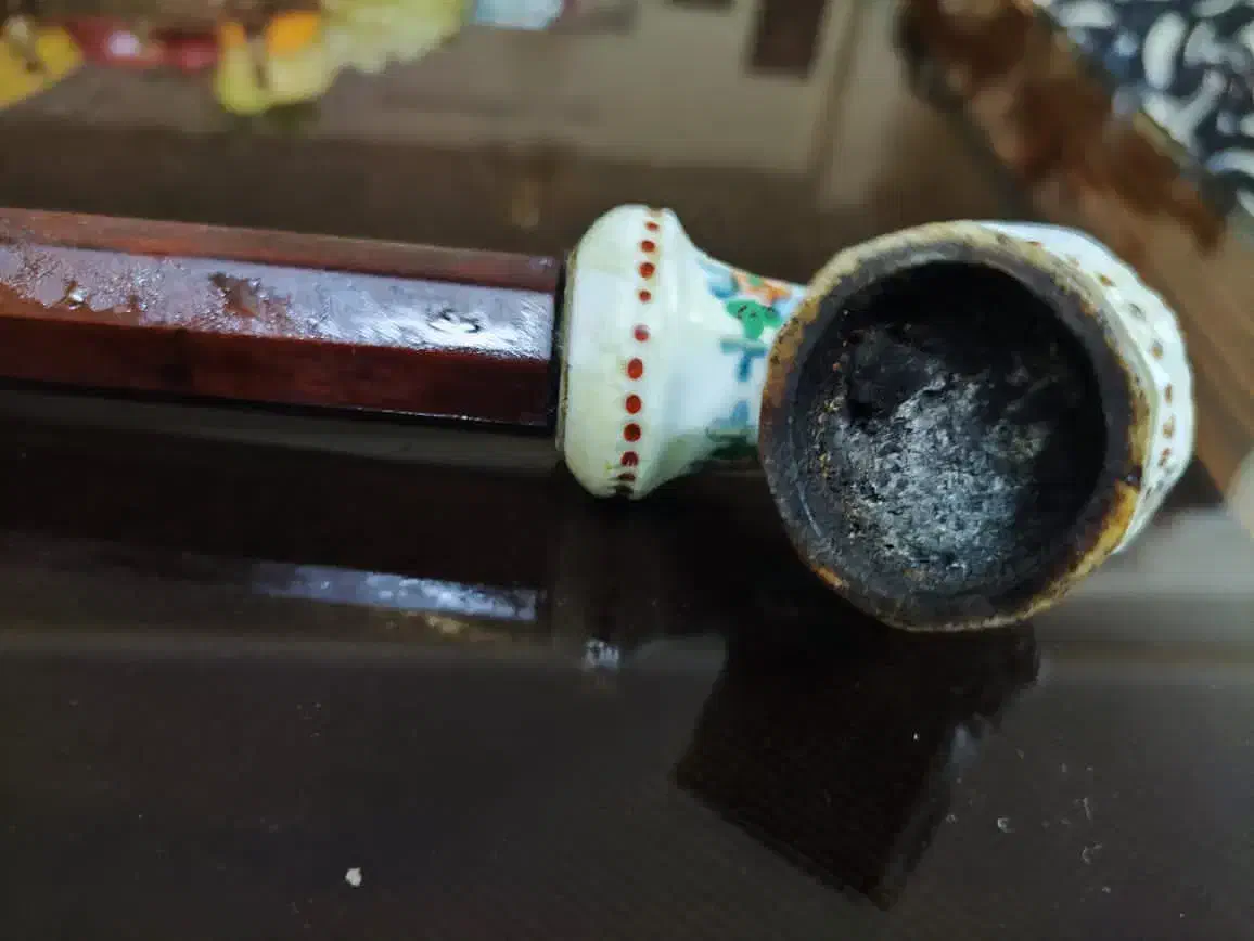 چپق سرامیکی|کلکسیون اشیاء عتیقه|ورامین, جعفر آباد اخوان|دیوار