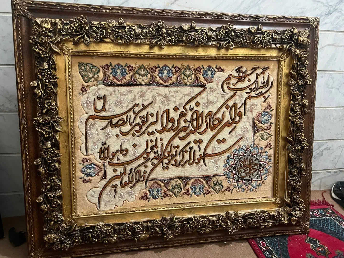 تابلو فرش در حد نو|تابلو فرش|قزوین, |دیوار