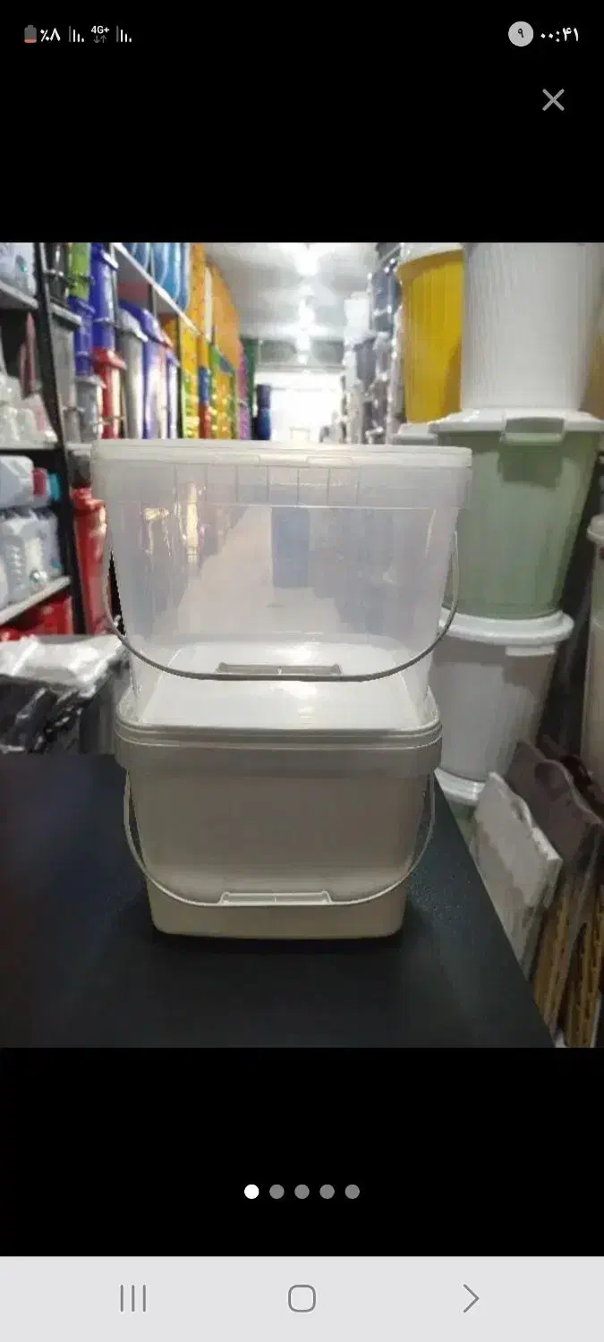 ظرف ۱۰ کیلویی ا ی س ت ی ر م|ظروف نگهدارنده، پلاستیکی، یکبارمصرف|زنجان, |دیوار