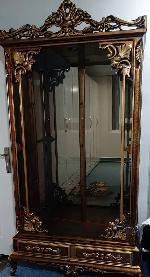 سرویس خواب بوفه آینه کنسول به فروش میرسد تمیز تمیز|تخت و سرویس خواب|خرمشهر, |دیوار