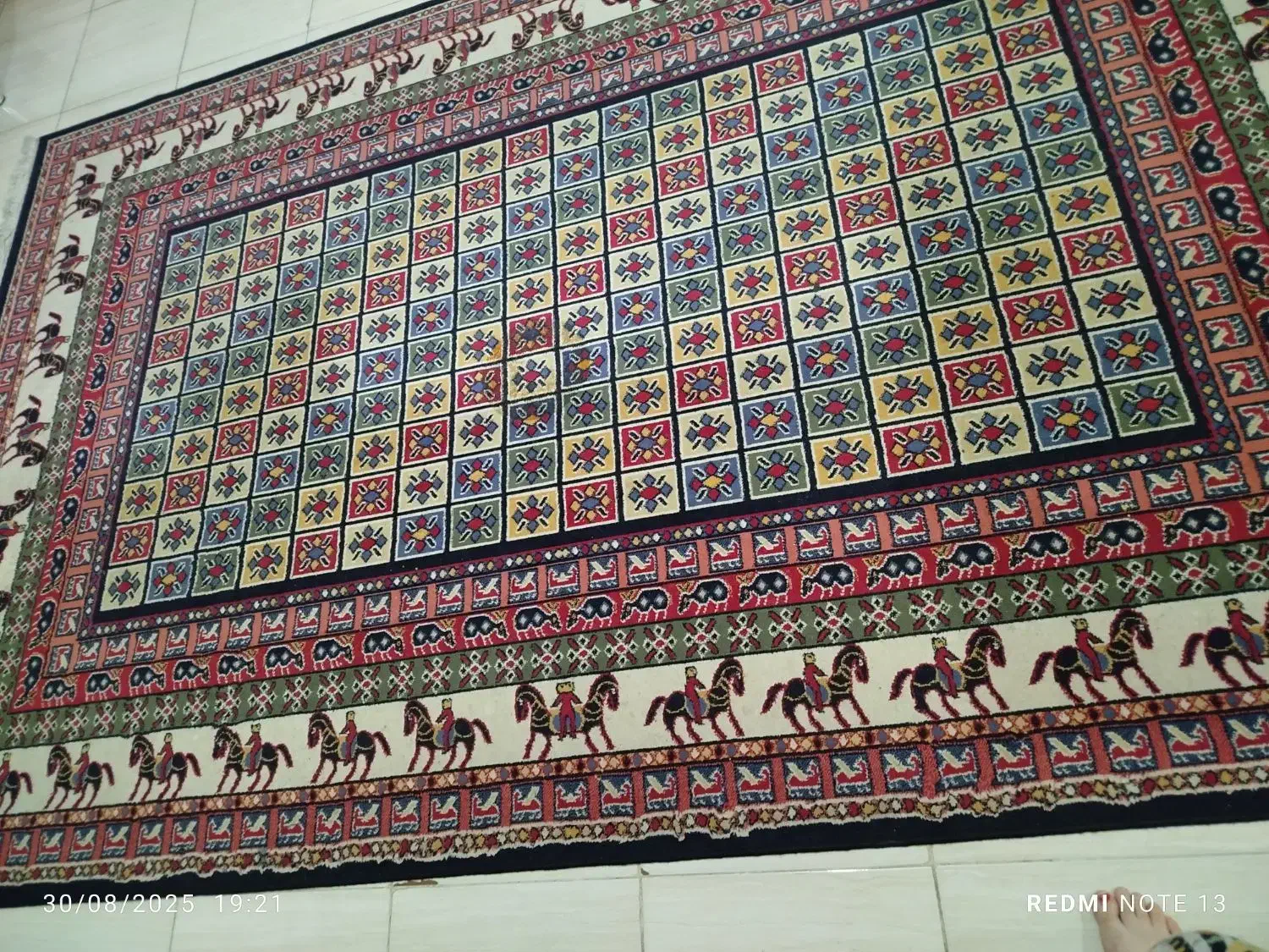 گلیم فرش آشپزخانه|گلیم، جاجیم، گبه|اسلامآباد غرب, |دیوار