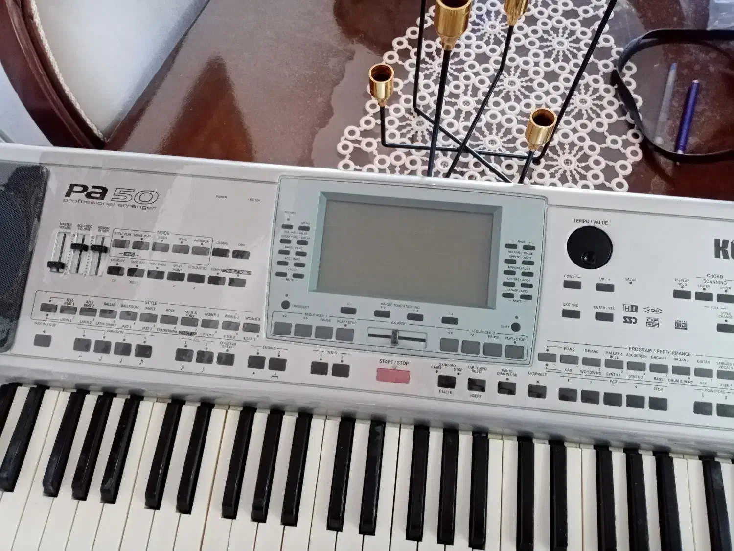 ارگpa50تبدیل80|پیانو، کیبورد، آکاردئون|تبریز, |دیوار