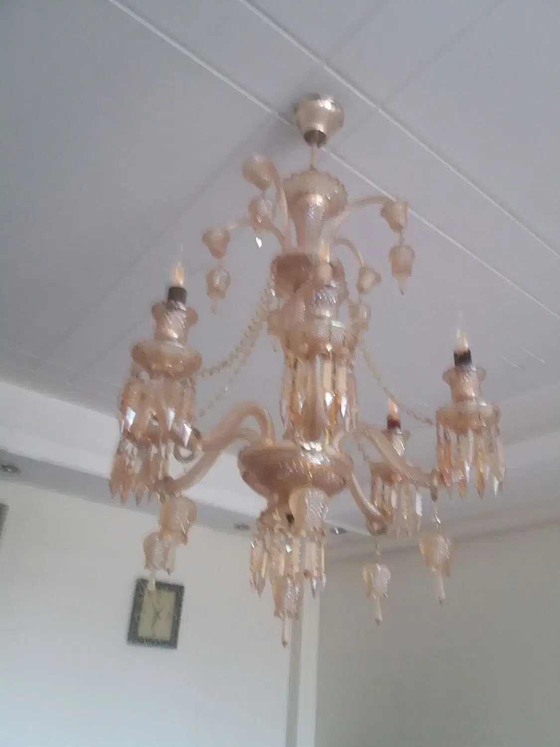 لوستر شامپاین|لوستر و چراغ آویز|تهران, شکوفه|دیوار