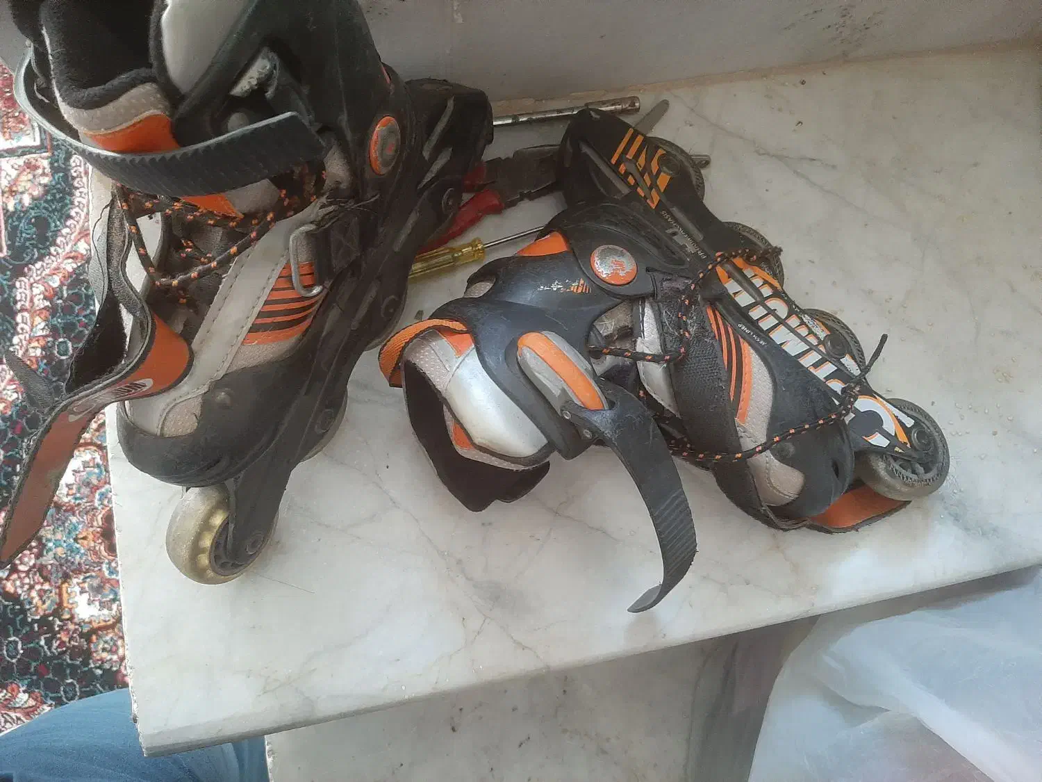 کفش اسکیت|دوچرخه، اسکیت، اسکوتر|زهک, |دیوار