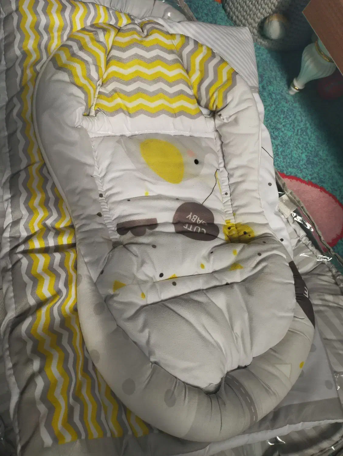 ست نوزادی تشک گارد دار|رختخواب، بالش، پتو|کرمانشاه, |دیوار