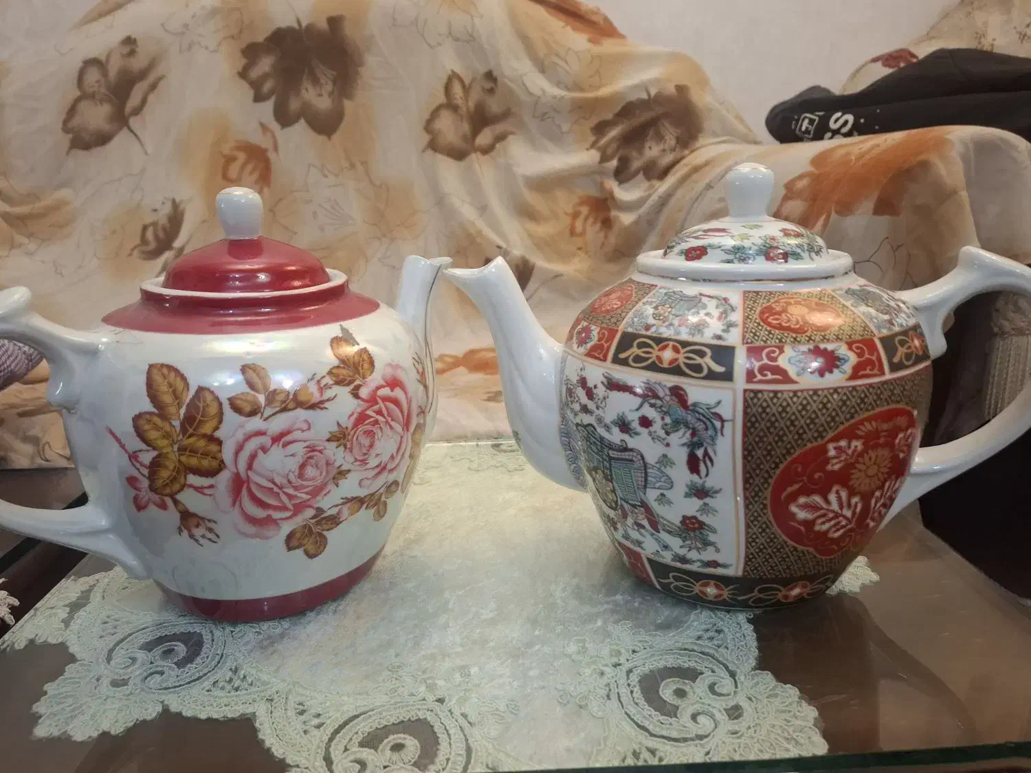 دوعدد قوری قدیمی بزرگ نو|قوری، کتری، قهوهساز دستی|تبریز, |دیوار