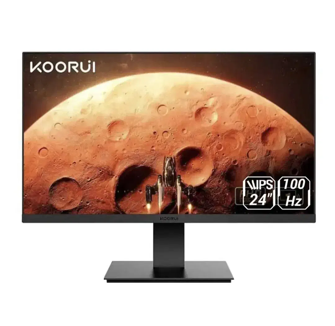 مانیتور 24 اینچ Koorui مدل P02 اسپیکر دار 100HZ|قطعات و لوازم جانبی رایانه|قم, صفائیه|دیوار