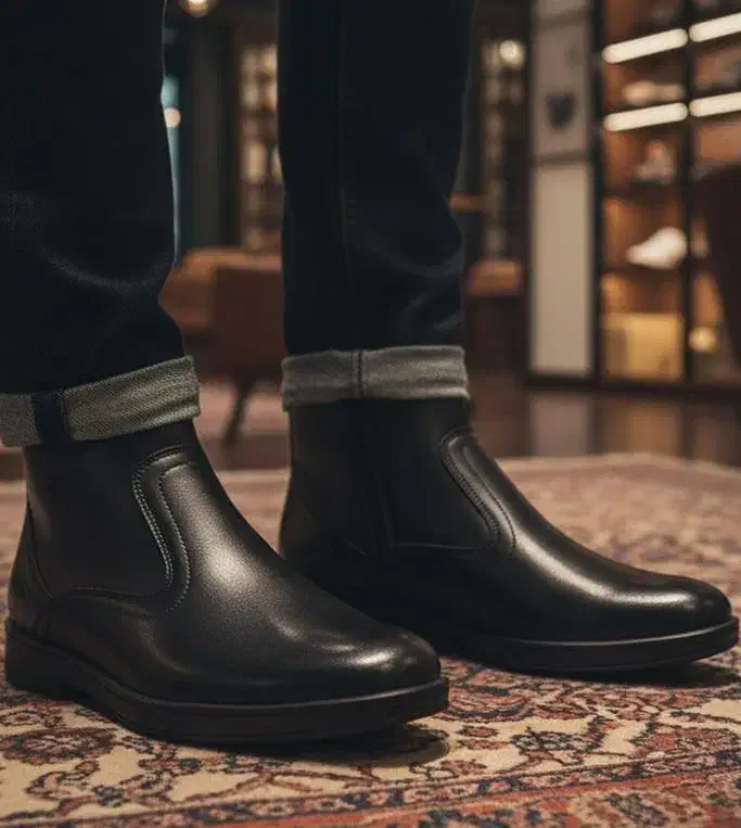 نیم بوت مردانه مشکی مدل Red|کیف، کفش، کمربند|کرمان, |دیوار