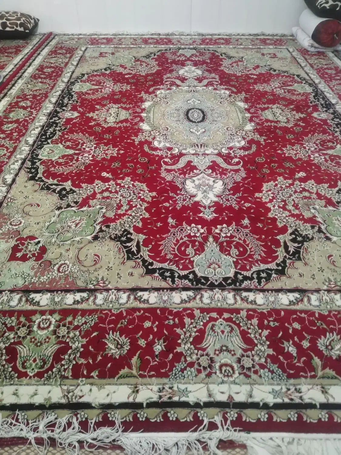 قالی 12 متری|فرش|شیراز, کوشک میدان|دیوار