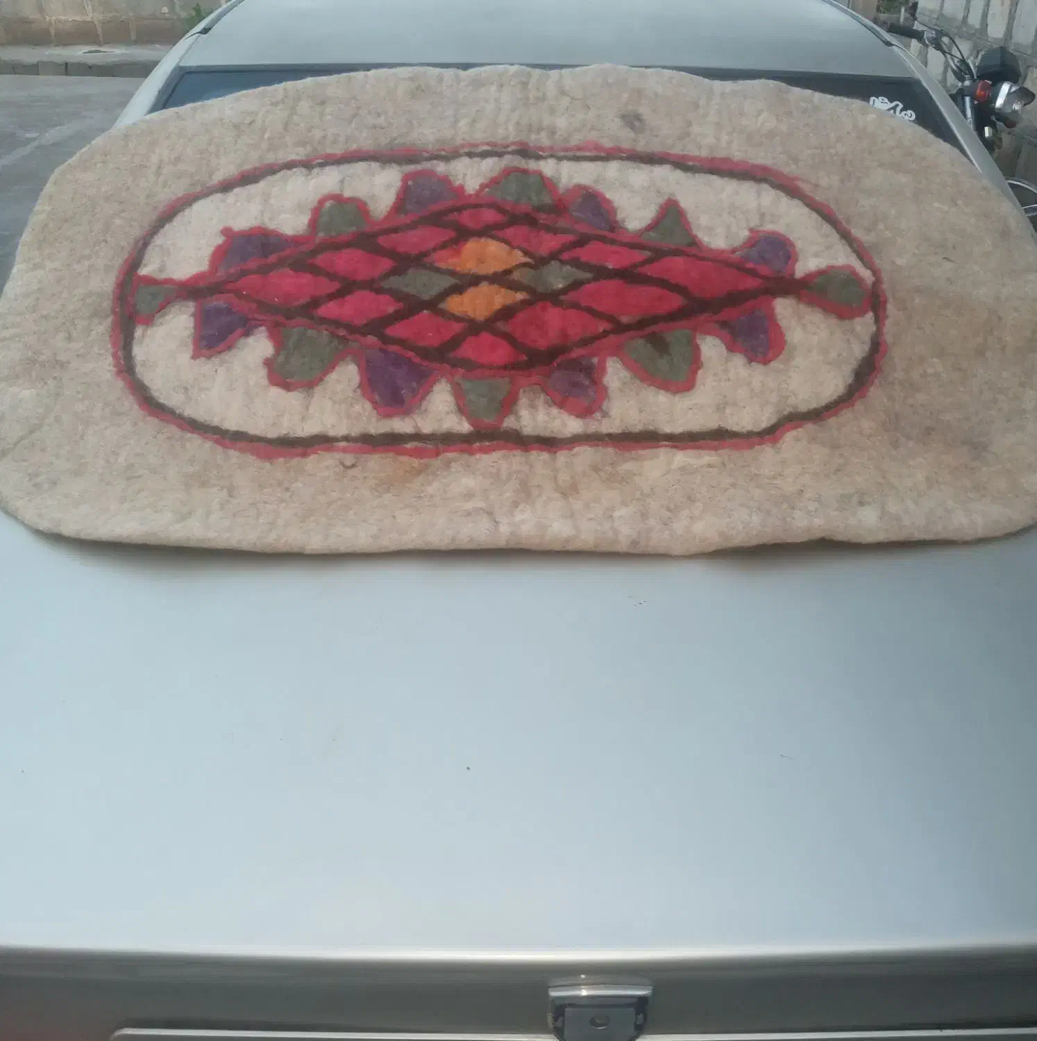 نمد دستباف|گلیم، جاجیم، گبه|سرپل ذهاب, |دیوار