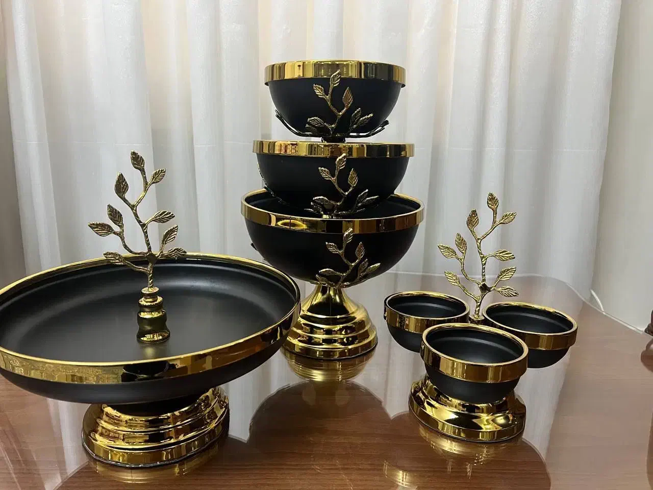 سرویس پذیرایی برنزی با کیفیت تضمین فاکتور|ظروف سرو و پذیرایی|تالش, تالش|دیوار