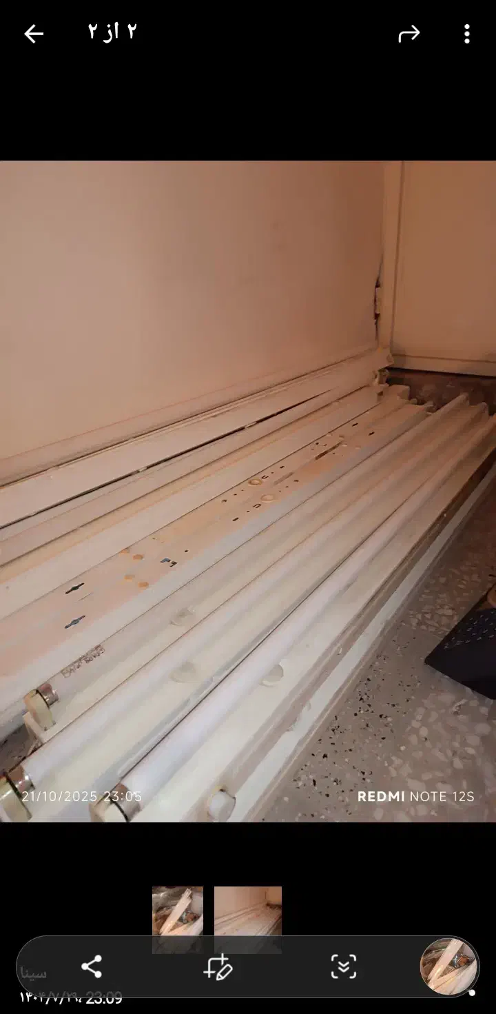 مهتابی بلند وکوتاه برند پارس بشرط سالم بودن|لامپ و چراغ|کرمانشاه, |دیوار