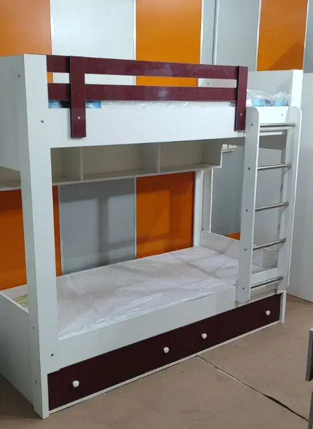 تخت دوطبقه پایه ال نردبانی|تخت و سرویس خواب|مشهد, شهرک امام هادی (شهرک غرب)|دیوار