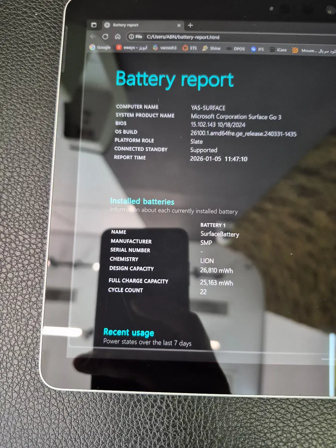 سرفیس گو 3 به همراه کیبورد اورجینال ماکروسافت|رایانه همراه|تهران, توحید|دیوار