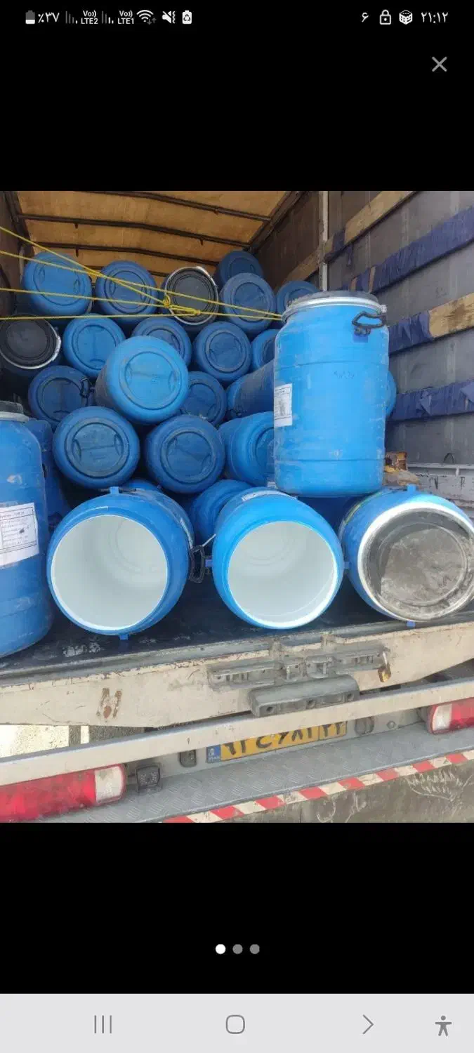 فروش بشکه پلاستیکی ۱۰۰ لیتری|مصالح و تجهیزات ساختمان|جیرفت, |دیوار