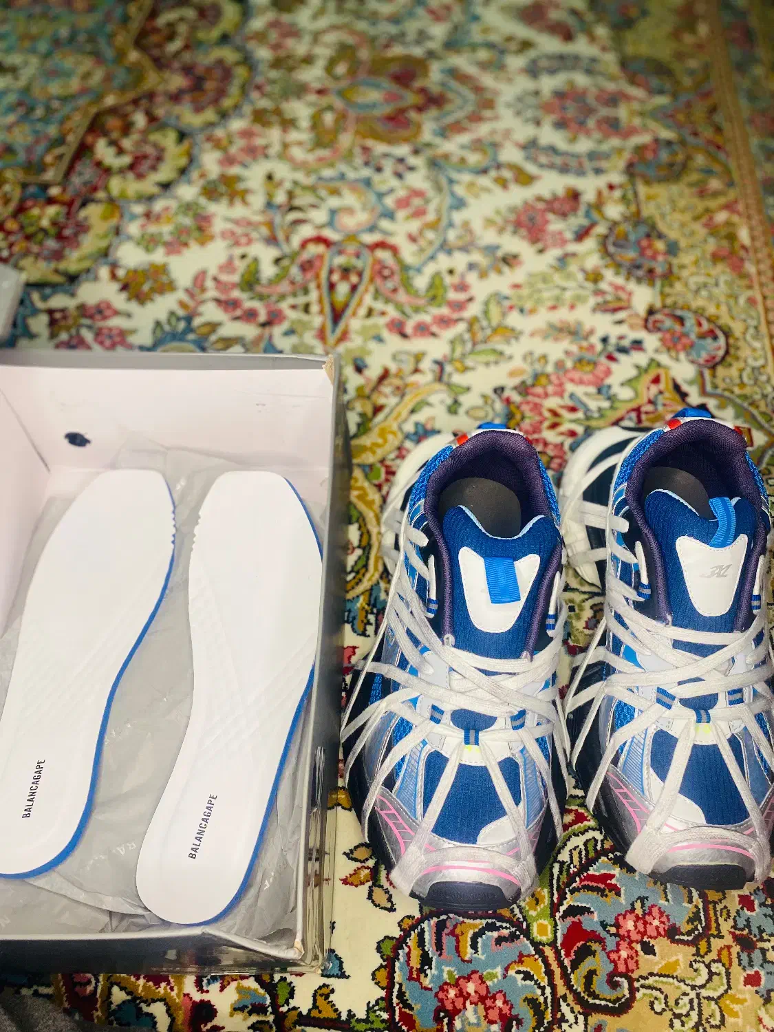 کتونی بالنسیاگا اسپایدر ابی سایز 43|کیف، کفش، کمربند|اهواز, پردیس دو|دیوار