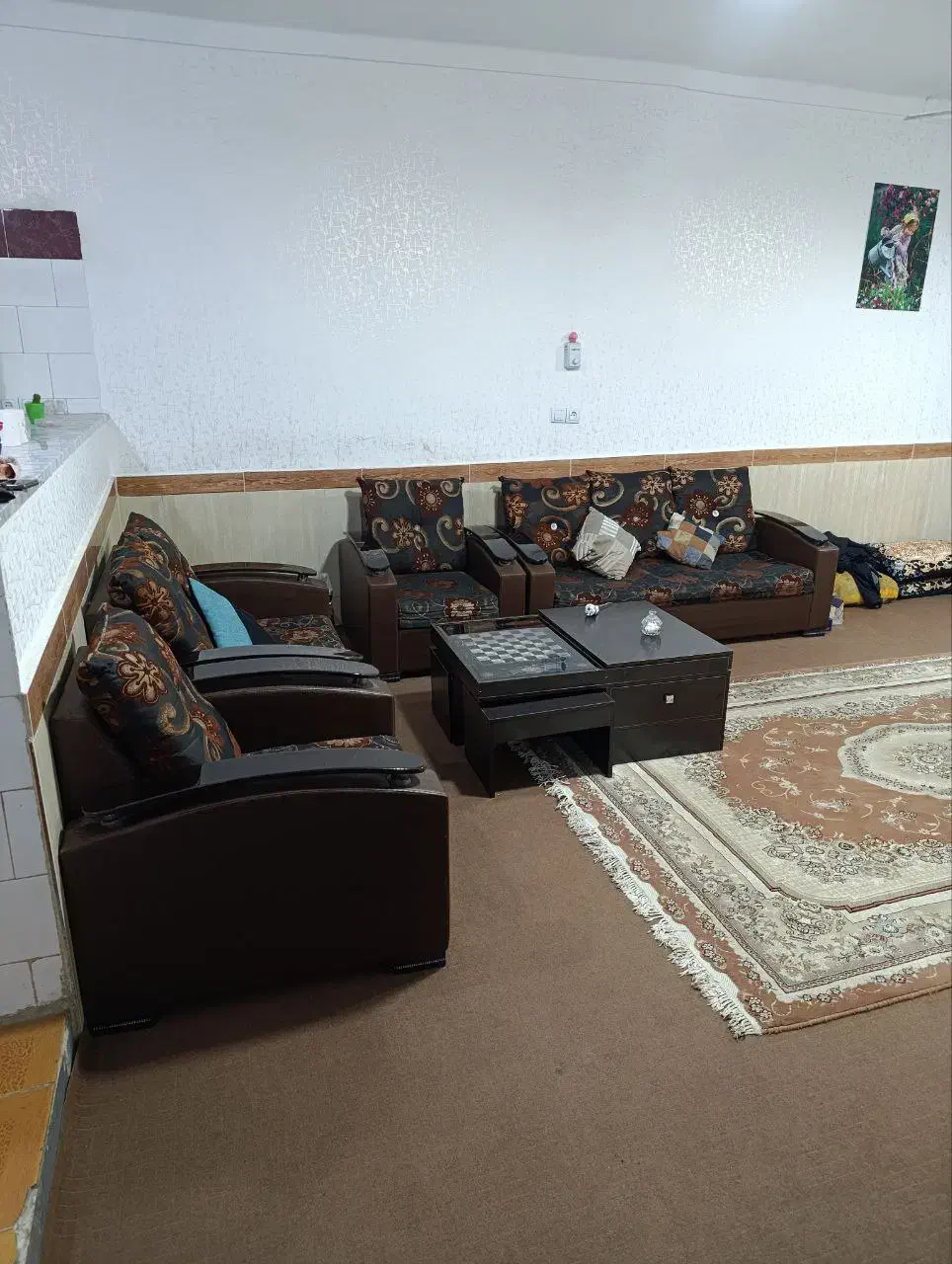 مبل 7نفره وعسلی کامل|مبلمان خانگی و میز عسلی|مریوان, |دیوار