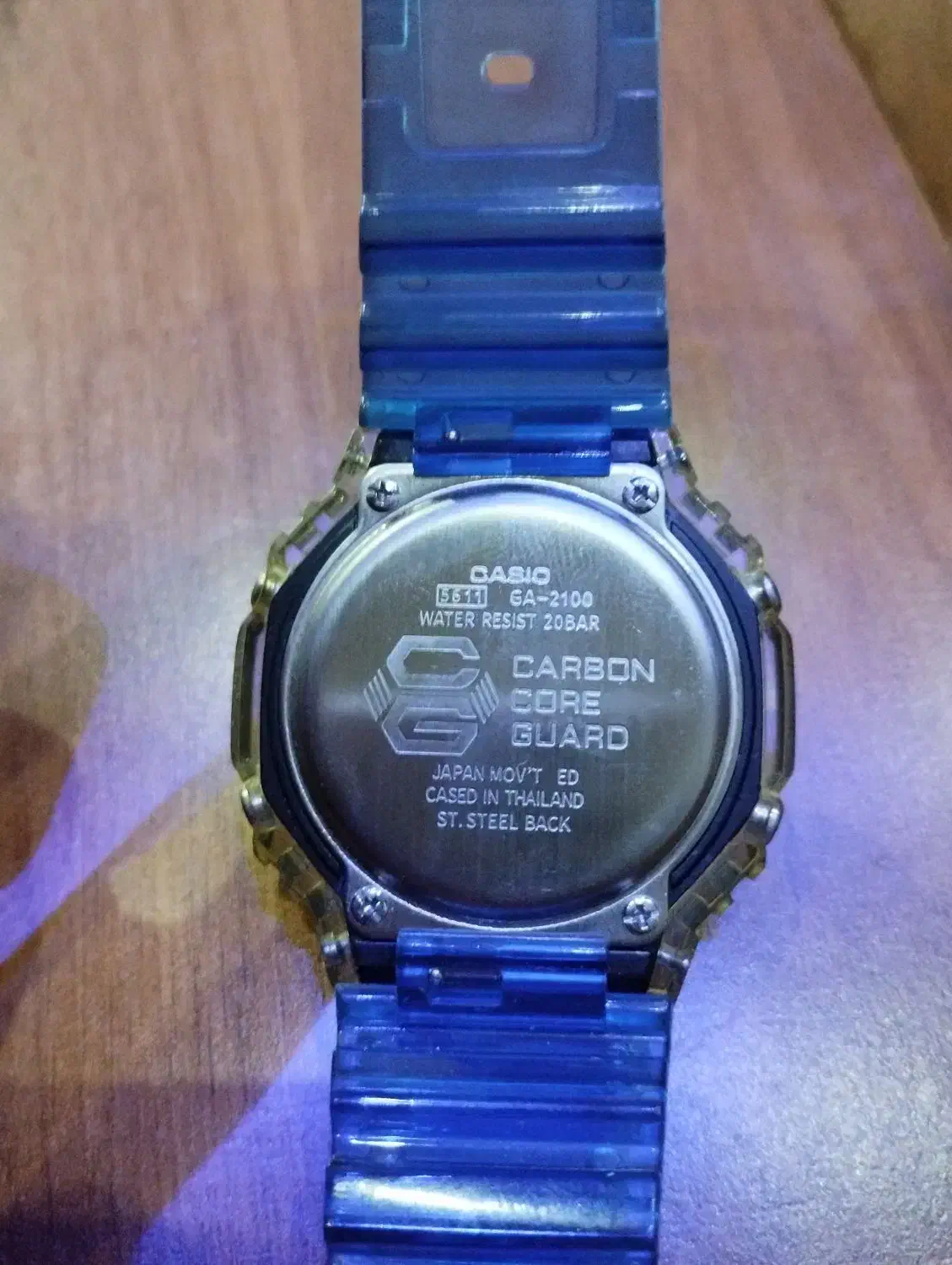 جی شاک کربنی اصلی پک شرکتی و ضمانت اصلی بودن|ساعت|زابل, |دیوار