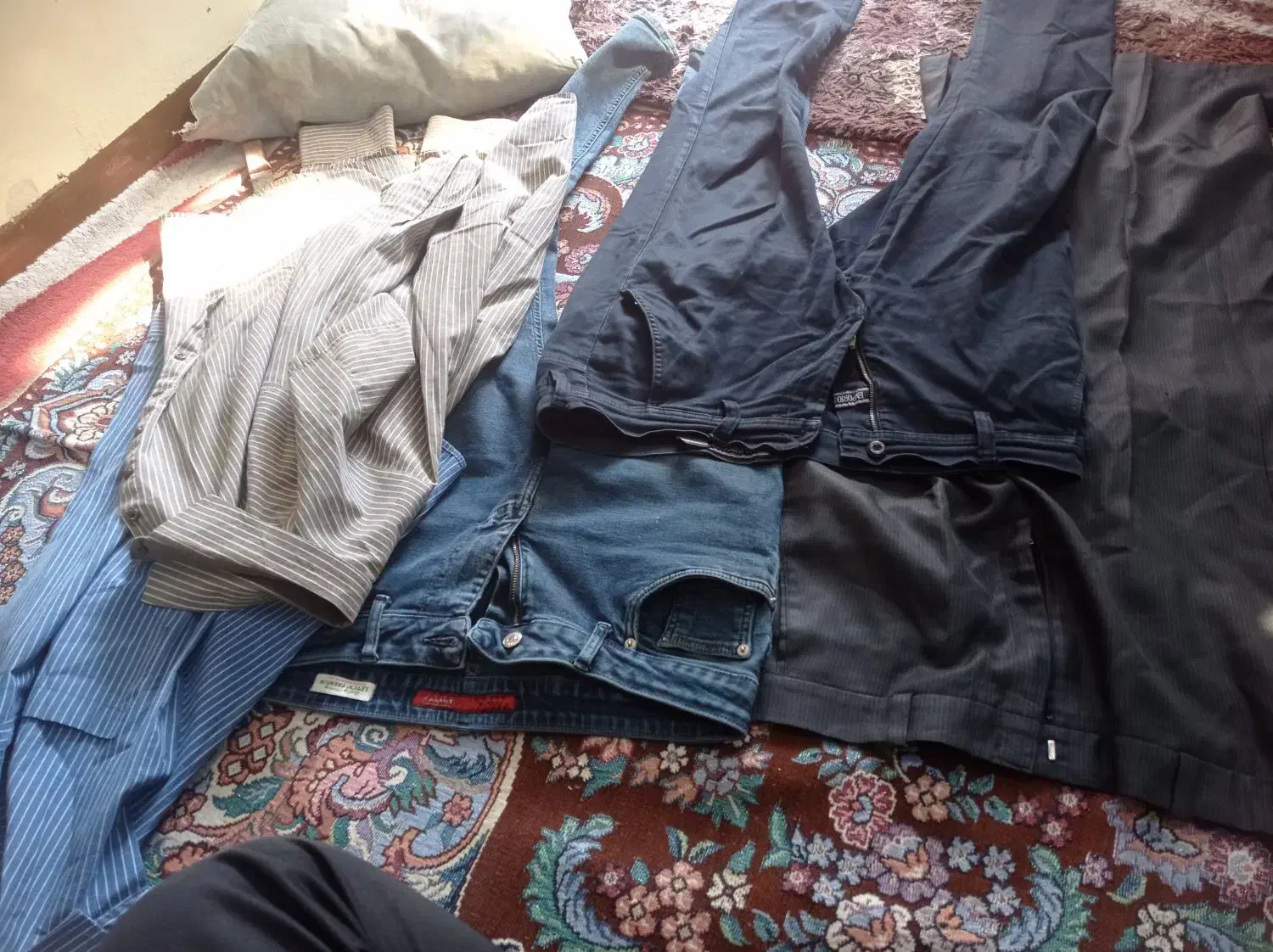 شلوار و پیراهن مردانه دسته دوم تمیز|لباس|بندر کنگان, |دیوار