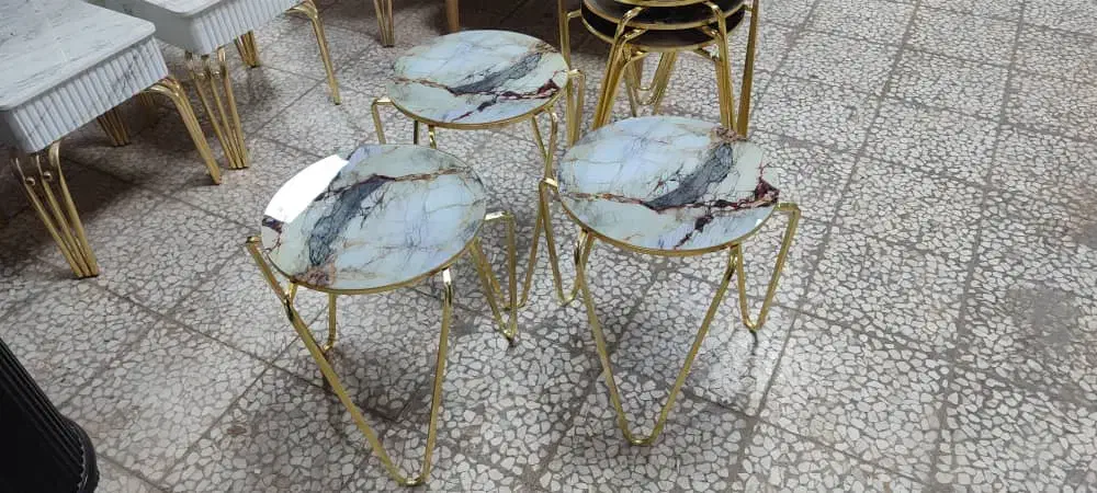 میز عسلی صفحه روی شیشه ای|مبلمان خانگی و میز عسلی|چهاردانگه (تهران), |دیوار