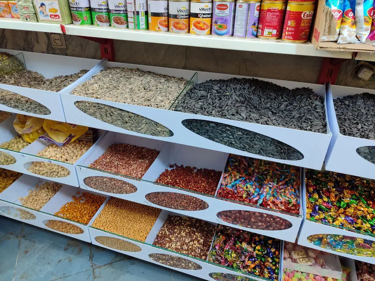 باکس سه قسمتی حبوبات و آجیل|فروشگاه و مغازه|اهواز, باغ شیخ|دیوار