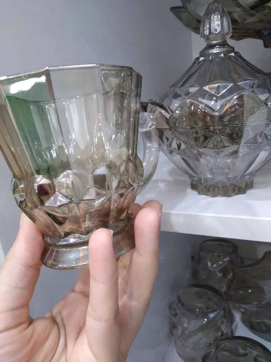 سرویس پذیرایی شامپاینی|ظروف سرو و پذیرایی|قروه, |دیوار