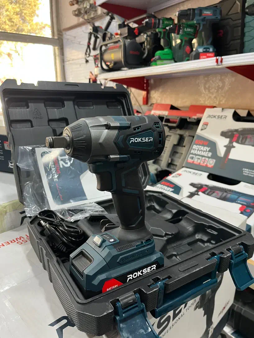 بکس شارژی برند راکسر ۲۰ ولت براشلس|ماشین‌آلات صنعتی|خوی, |دیوار