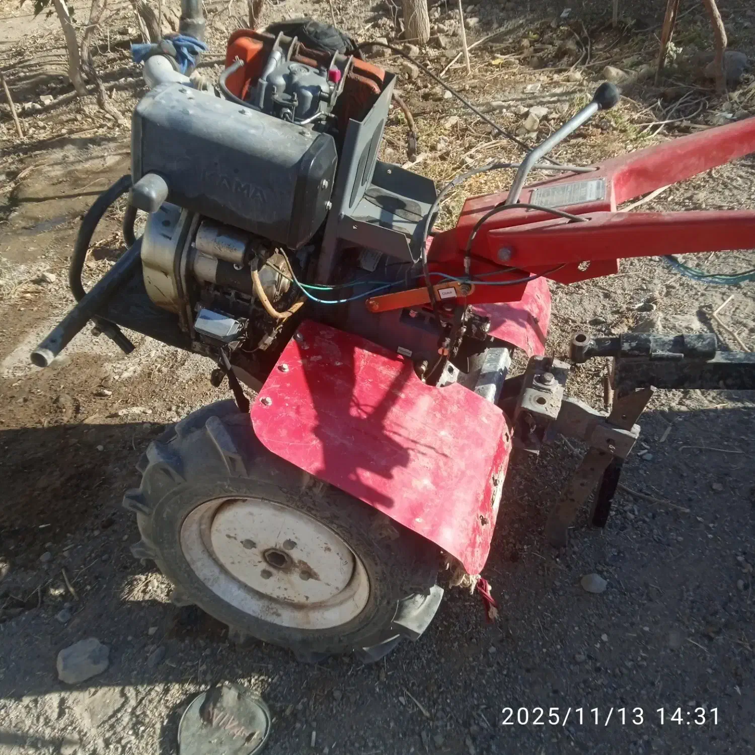 تیلر10اسب تمیز|ماشین‌آلات صنعتی|زاوه, |دیوار