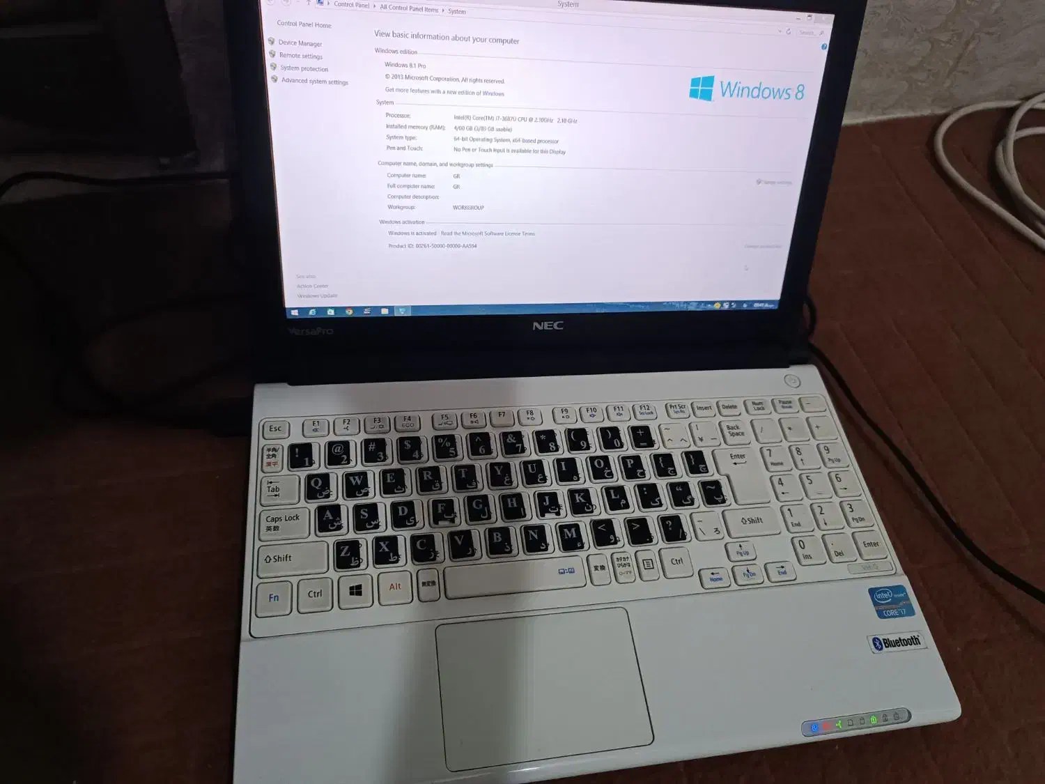 لپ تاپ NEC i7|رایانه همراه|زاهدان, |دیوار