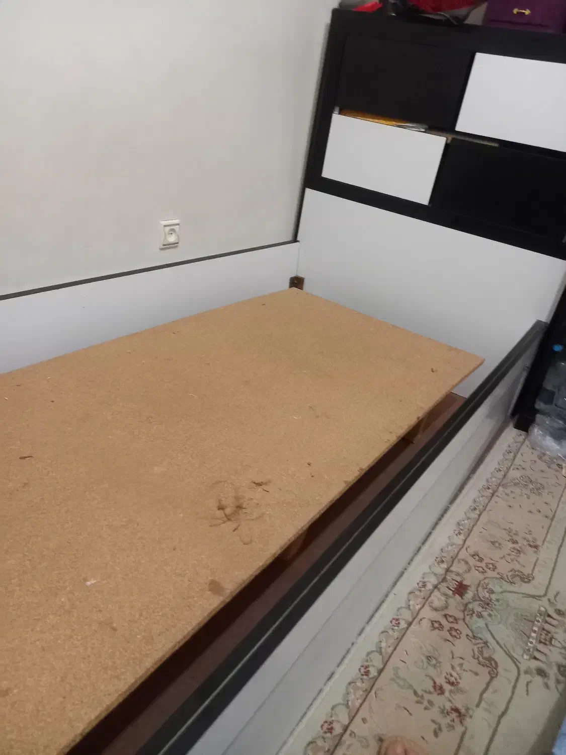 سرویس تخت دراور یک نفره|تخت و سرویس خواب|مشهد, اقبال|دیوار