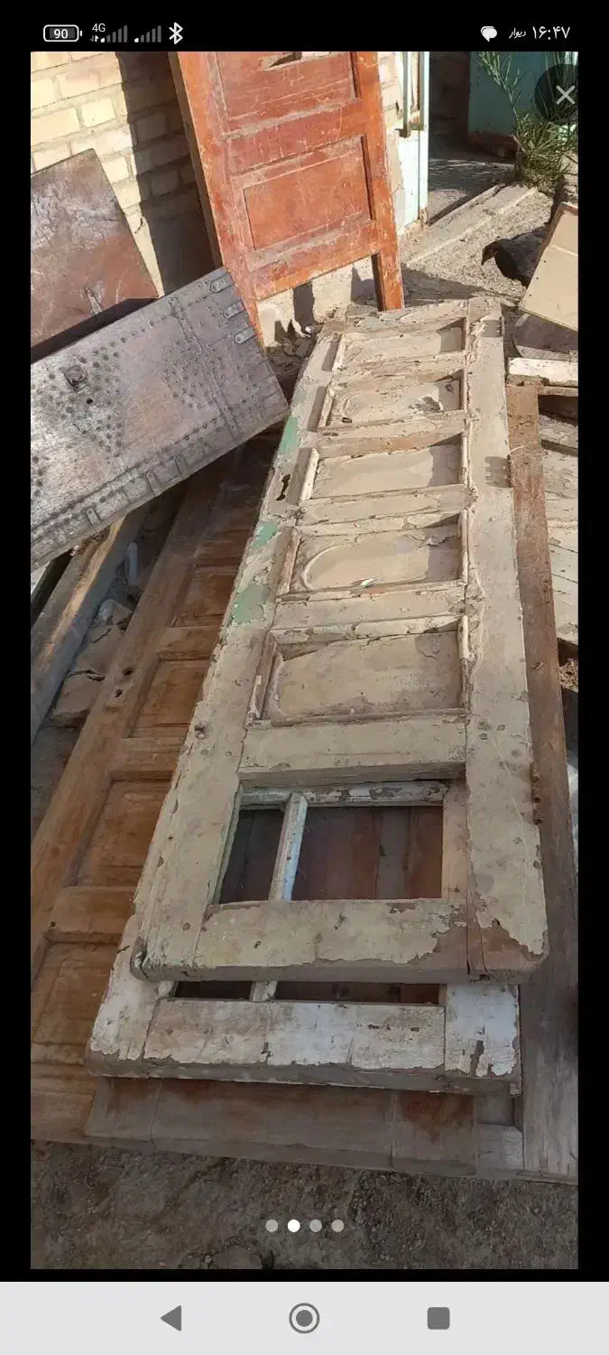 درب چوبی نشتری|مصالح و تجهیزات ساختمان|خرمشهر, |دیوار