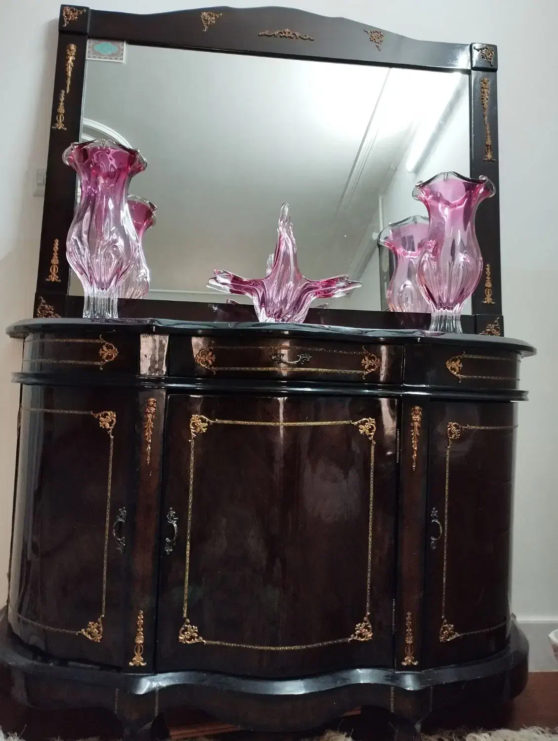 آیینه کنسول|بوفه، ویترین، کنسول|قم, شهدا|دیوار