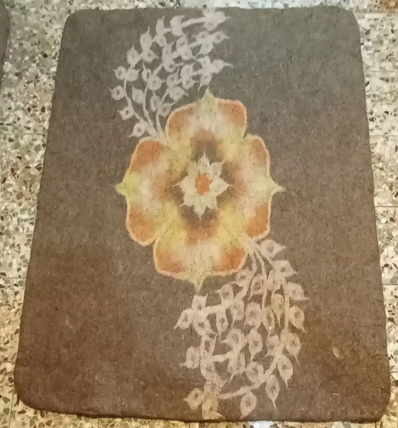 نمد دستباف پشمی|گلیم، جاجیم، گبه|اصفهان, نقش جهان|دیوار