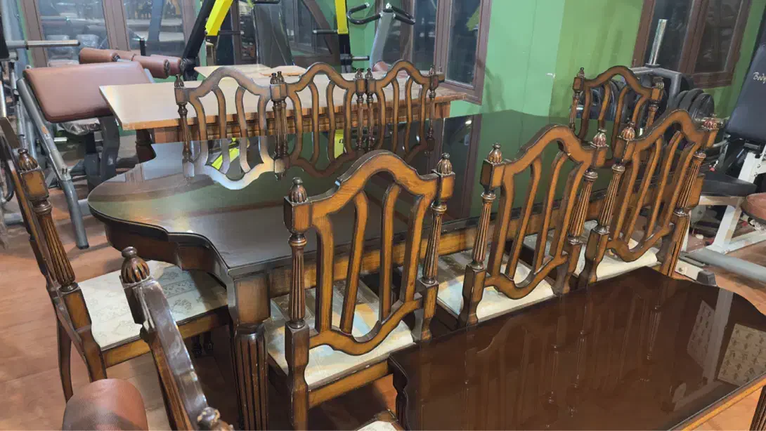 مبل ۷ نفره چوبی|مبلمان خانگی و میز عسلی|تهران, هفده شهریور|دیوار