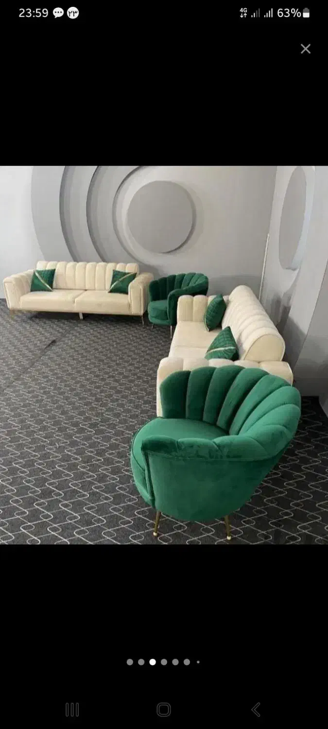 مبل  ۸ نفره|مبلمان خانگی و میز عسلی|رشت, یخسازی|دیوار