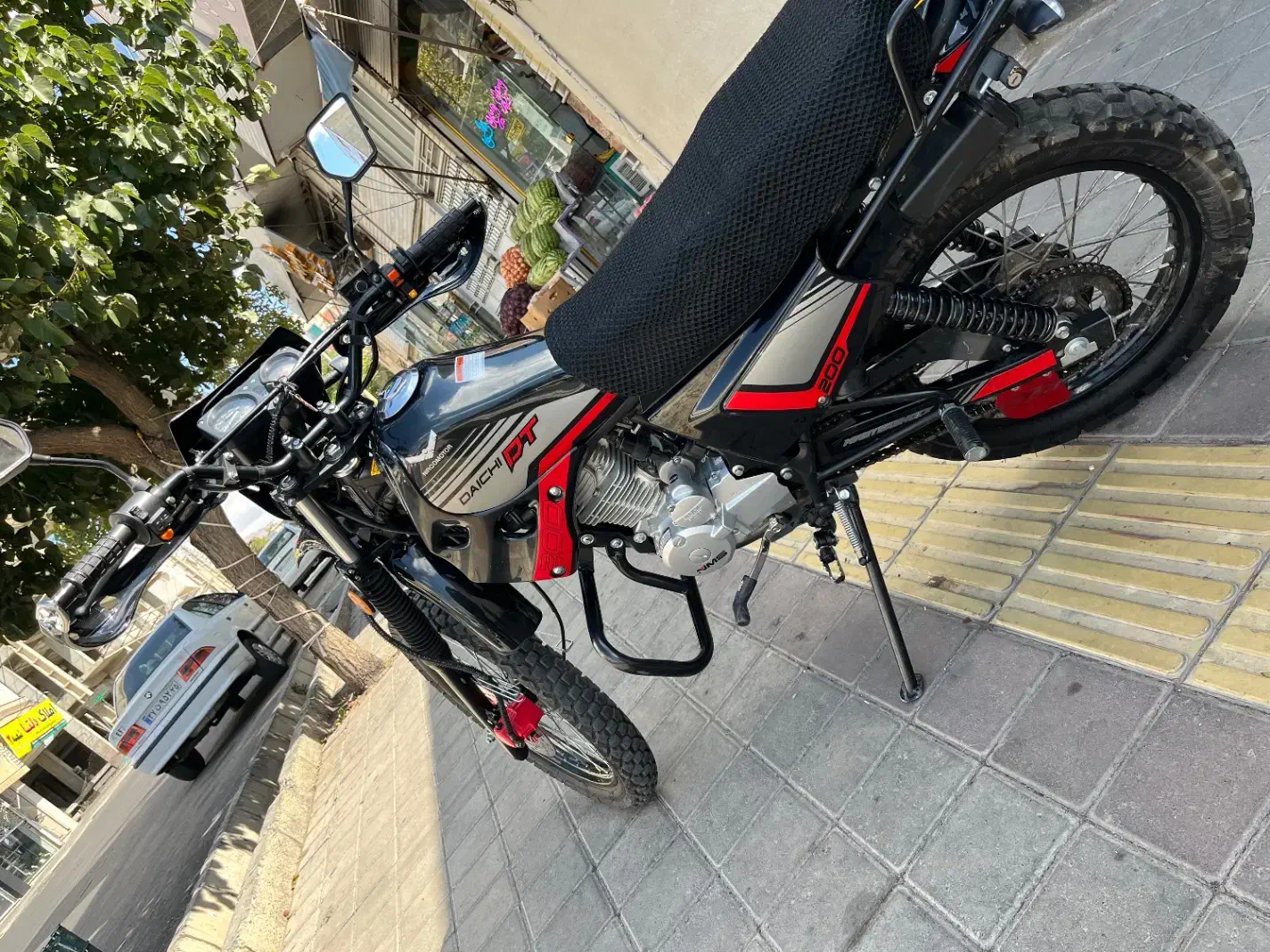 موتور تریل پرشی دایچی DT 200 نیروموتور|موتورسیکلت|شبستر, |دیوار