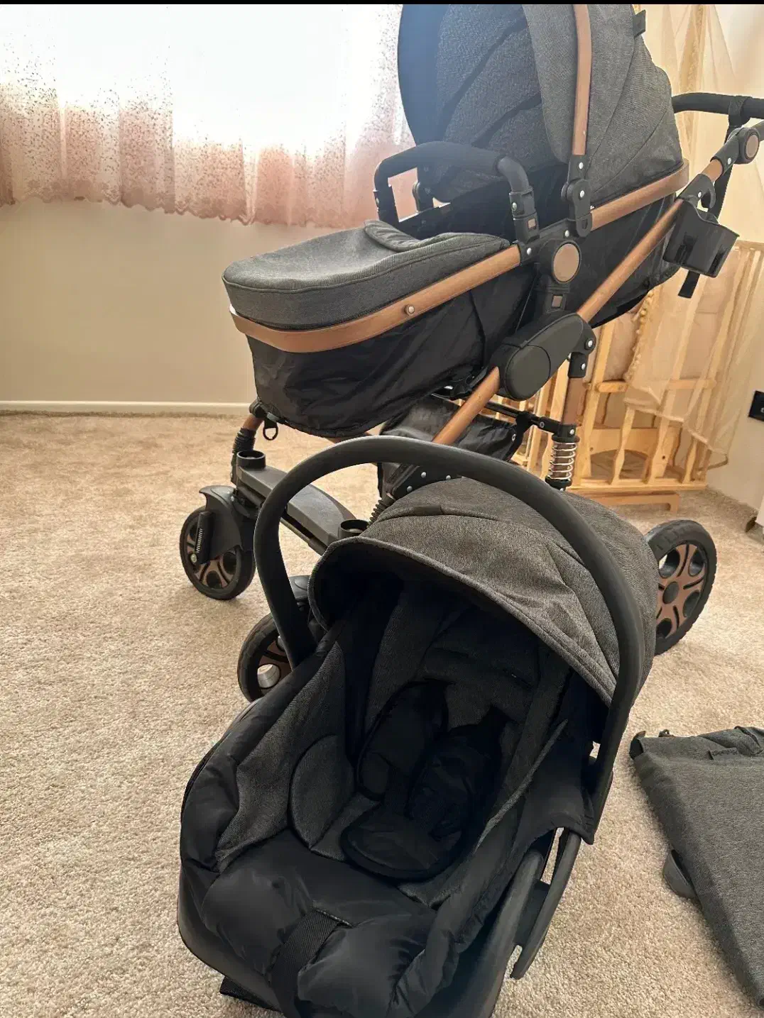 ست کالسکه و کریر اسپرینگ|کالسکه و لوازم جانبی|کرمانشاه, |دیوار